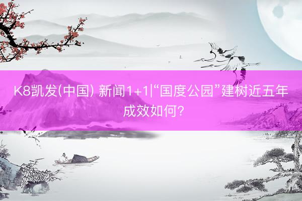 K8凯发(中国) 新闻1+1|“国度公园”建树近五年 成效如何?